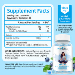 Acetyl L-Carnitine Gummies for Energy & Focus