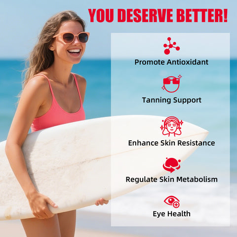 Tanning Gummies - Skin Health & Natural Glow