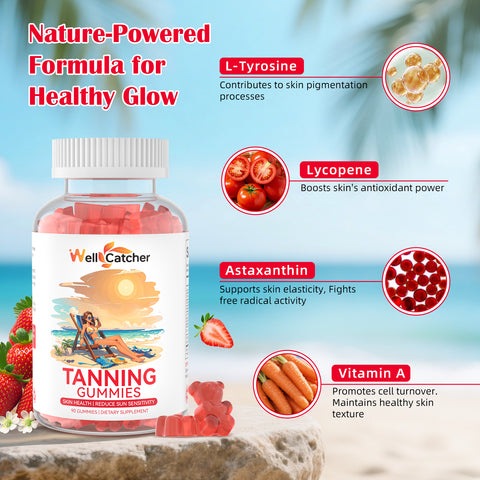 Tanning Gummies for Natural Glow Skin