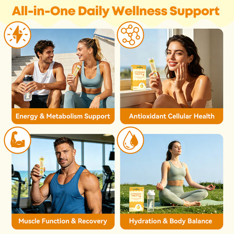 Hydrogen Water Tablets 2 Packs - Energy & Recovery