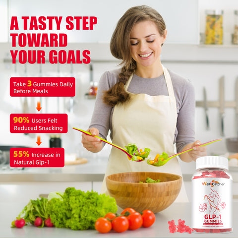 GLP-1 Probiotic Gummies - Digestion, Metabolism & Gut Health