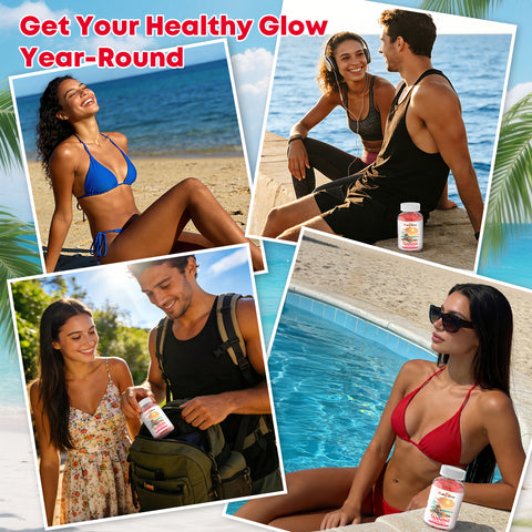 Tanning Gummies for Natural Glow Skin