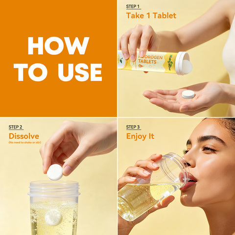 Hydrogen Water Tablets 2 Packs - Energy & Recovery