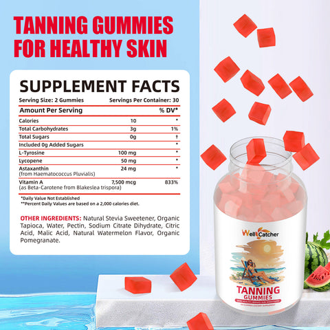 Tanning Gummies - Skin Health & Natural Glow