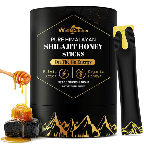100% Pure Himalayan Shilajit + Organic Honey Soft Resin – Extremely Potent – Active Nutrilife