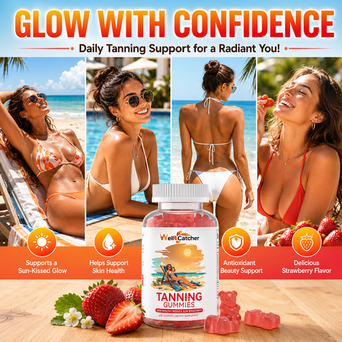 Tanning Gummies for Natural Glow Skin