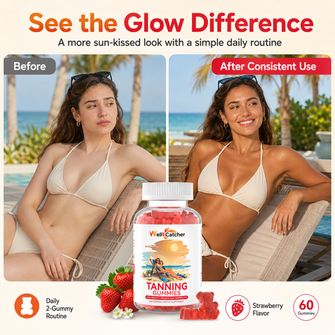 Tanning Gummies for Natural Glow Skin